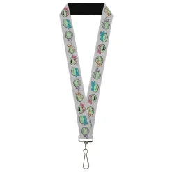 Lanyard - 1.0" - Teenage Mutant Ninja Turtles Expressions Gray