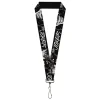 Lanyard - 1.0" - THE JOKER Smiling Eyes Sketch Close-Up Black/White
