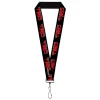 Lanyard - 1.0" - TOYOTA RACING DEVELOPMENT TRD Logo Black/White/Red