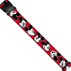 Luggage Strap - Mickey Mouse Expressions Red/Black/White