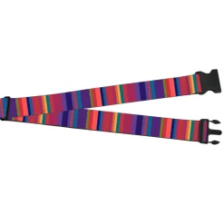 Luggage Strap - 2.0" - Lines Reds/Purples