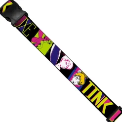 Luggage Strap - TINK LUXE Sketch Black Multi Neon