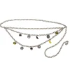 Metal Chain Belt - Silver Chain with Chibi Batman and Bat Charms