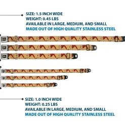 MY HERO ACADEMIA Title Logo Full Color Black Seatbelt Buckle Collar - My Hero Academia Keigo Takami Hawks Action Pose Orange