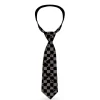 Necktie Standard - Checker Weathered Black/Gray