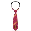 Necktie Standard - GRYFFINDOR Crest Stripe7 Burgundy Gold