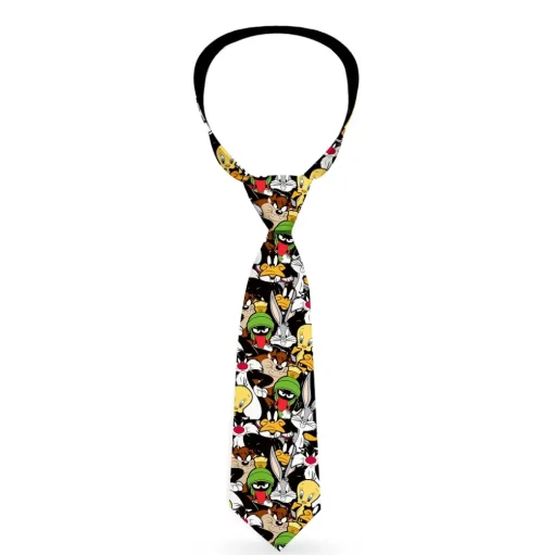 Necktie Standard - Looney Tunes 6-Character Stacked Collage
