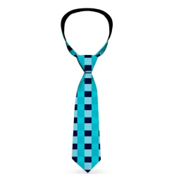 Necktie Standard - Mini Buffalo Plaid Navy/Blue