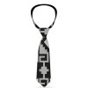 Necktie Standard - Navajo2 Black/Gray