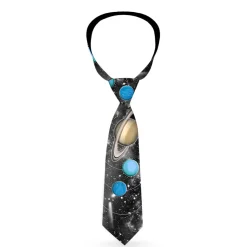 Necktie Standard - Solar System Sun/Planets/Stars