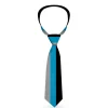 Necktie Standard - Stripes Black/Turquoise/Gray
