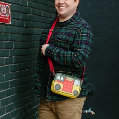 Nickelodeon Bag, Cross Body, Teenage Mutant Ninja Turtles Party Van, Vegan Leather