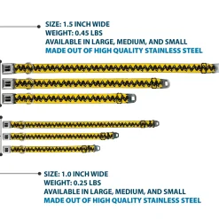 PEANUTS Title Logo Full Color Black/White Seatbelt Buckle Collar - Peanuts Charlie Brown Zig Zag Stripe Yellow/Black