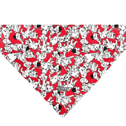 Pet Bandana - 101 Dalmatians Puppies Scattered Red