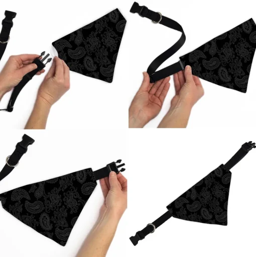 Pet Bandana - Bandana Black/Gray