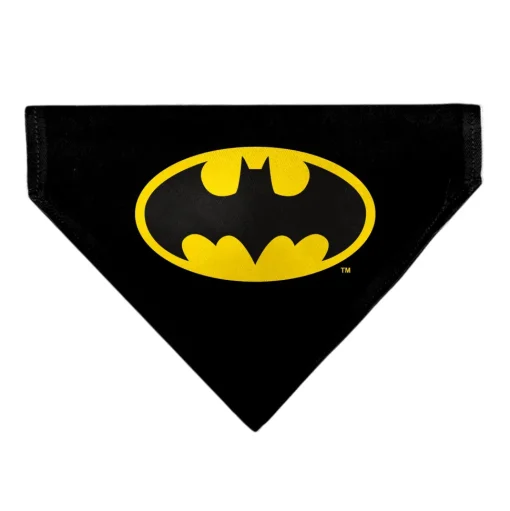 Pet Bandana - Batman Shield Logo Black/Yellow