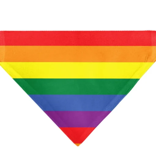 Pet Bandana - Flag American Pride Rainbow/Black