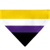 Pet Bandana - Flag Non-Binary Stripe