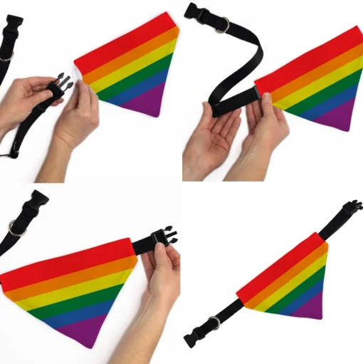 Pet Bandana - Flag Pride Rainbow