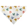 Pet Bandana - Mickey Mouse Ears Icon Scattered White
