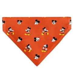 Pet Bandana - Mickey Mouse Poses and Expressions Scattered Red