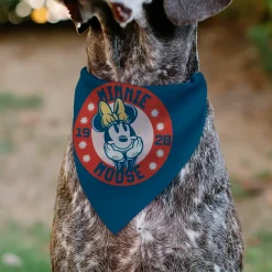 Pet Bandana - MINNIE MOUSE 1928 Dreamy Pose Blue/Red/White/Yellow