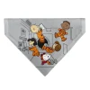 Pet Bandana - Peanuts Gang Floating Astronauts Group Pose Gray