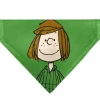 Pet Bandana - Peanuts Peppermint Patty Smiling Face Pose Green