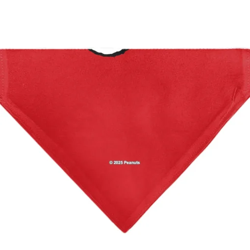 Pet Bandana - Peanuts Snoopy Smiling Face Pose Red
