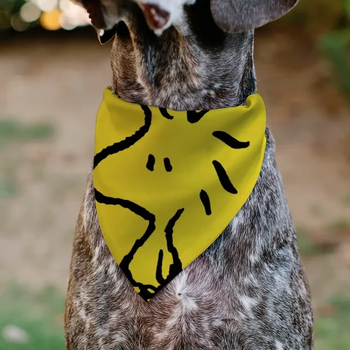 Pet Bandana - Peanuts Woodstock Pose Yellow