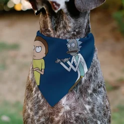 Pet Bandana - Rick and Morty Arms Crossed Pose Blue
