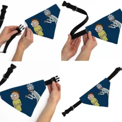 Pet Bandana - Rick and Morty Arms Crossed Pose Blue