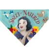 Pet Bandana - Snow White SWEET NATURED Pose Blue