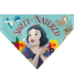 Pet Bandana - Snow White SWEET NATURED Pose Blue