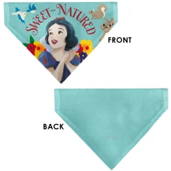 Pet Bandana - Snow White SWEET NATURED Pose Blue