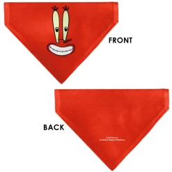 Pet Bandana - SpongeBob SquarePants Mr. Krabs Character Close-Up Red