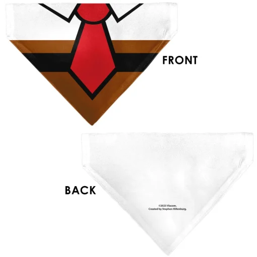 Pet Bandana - SpongeBob SquarePants Tie Outfit Character Close-Up