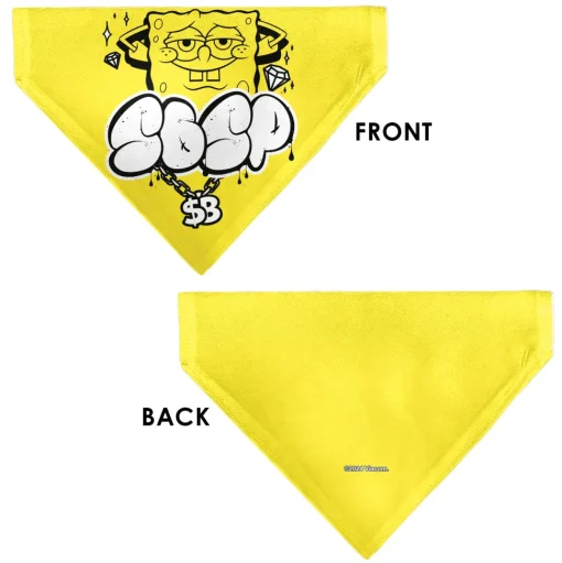 Pet Bandana - SpongeBob SquarePants SPSP $B Chain Pose Yellow