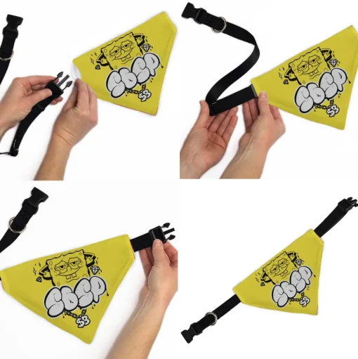 Pet Bandana - SpongeBob SquarePants SPSP $B Chain Pose Yellow