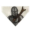 Pet Bandana - Star Wars The Madalorian Impression Painting Beige