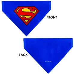 Pet Bandana - Superman Shield Logo Blue/Red/Yellow