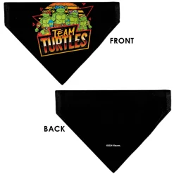 Pet Bandana - Teenage Mutant Ninja Turtles TEAM TURTLES Group Pose Black/Red
