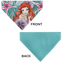 Pet Bandana - The Little Mermaid Ariel Pose and Shells Sketch
