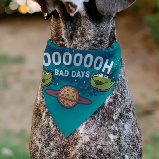 Pet Bandana - Toy Story Aliens NOH BAD DAYS Pizza Planet Pose Blues