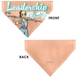 Pet Bandana - Toy Story Bo Peep LEADERSHIP GOALS Staff Pose Pink/Blue/White