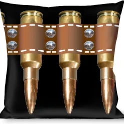 Pillow - THROW - Printed Bullets Pattern