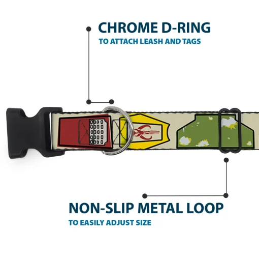 Plastic Clip Collar - Star Wars Boba Fett Utility Belt Bounding Tan
