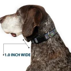 Plastic Clip Collar - Teenage Mutant Ninja Turtles Battle Purple Foot Soldier Ninja Video Game Scene Grays