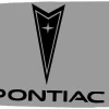 Pontiac Rock Star Buckle - Brushed Silver/Black