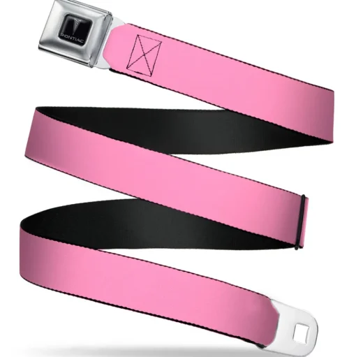 Pontiac Seatbelt Belt - Baby Pink Webbing
